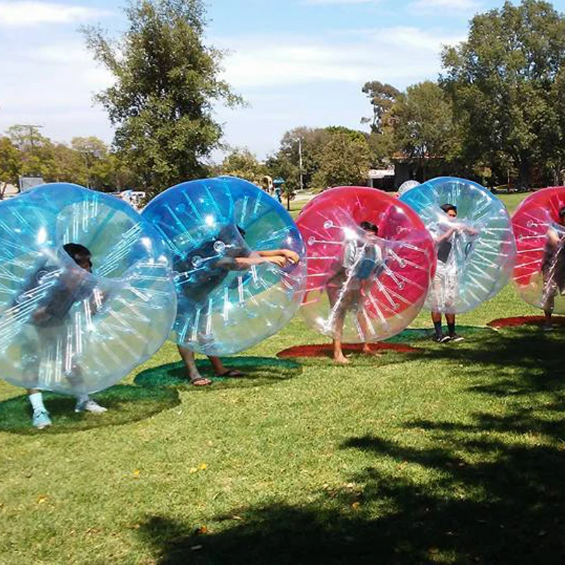 

1.5m 4pcs(two colors +1 Pump) Factory Price Human 1.5m Inflatable Bumper Ball, Bubble Soccer, Bubble Football