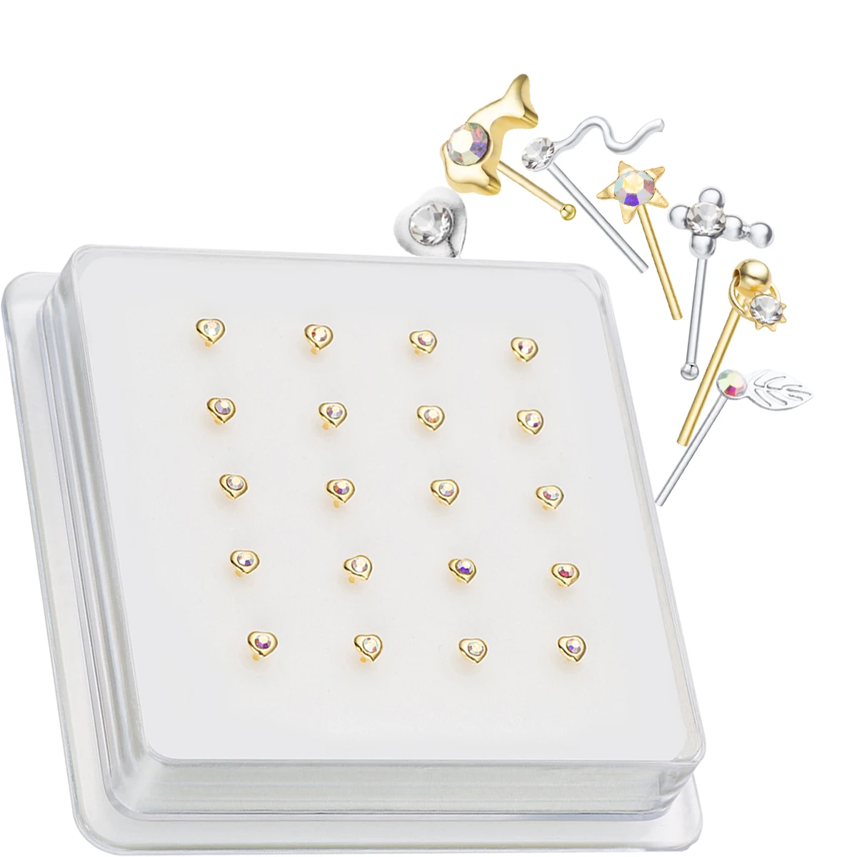 piercing nez bijoux femme nose piercing lot bijoux persing nez bijoux de corps Piercing pour le Nez, bijoux pour femmes, filles et hommes, Design à la mode, nouvelle collection