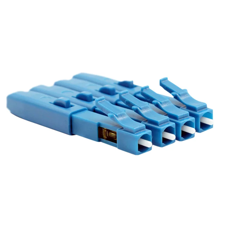 100PCS LC UPC Optical Fiber Fast Connector FTTH Field Quick Assembly Fiber Optic connectors