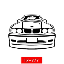 Three Ratels TZ-777 12*16.2cm 1-5 Pieces Car Sticker For Bmw E34 Auto Sticker Car Stickers Removable