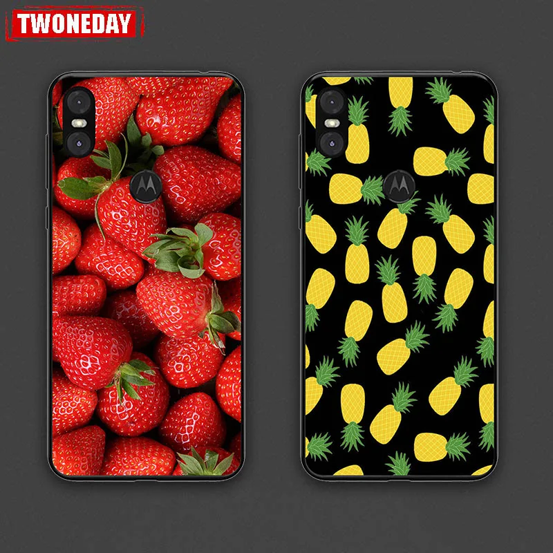 MotoOne Case Silicone Soft Back Cover For Motorola Moto One Case TPU Cover For Motorola P30 Play Note XT1941 MOTO One Power