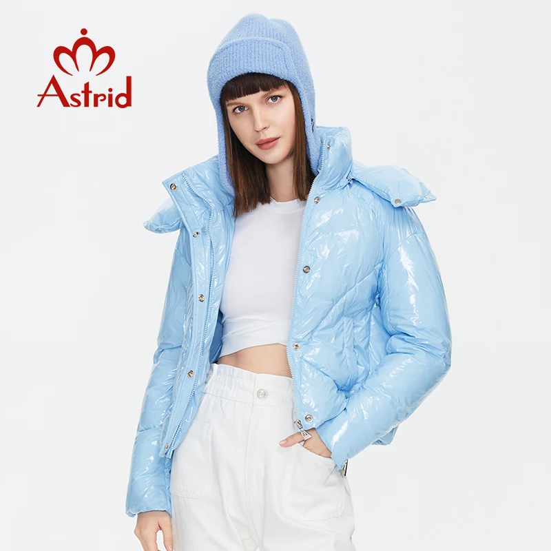 Astrid Winter Women's coat women parka warm padded thick fashion short Jacket trendy hood cute female girls clothing Outerwear