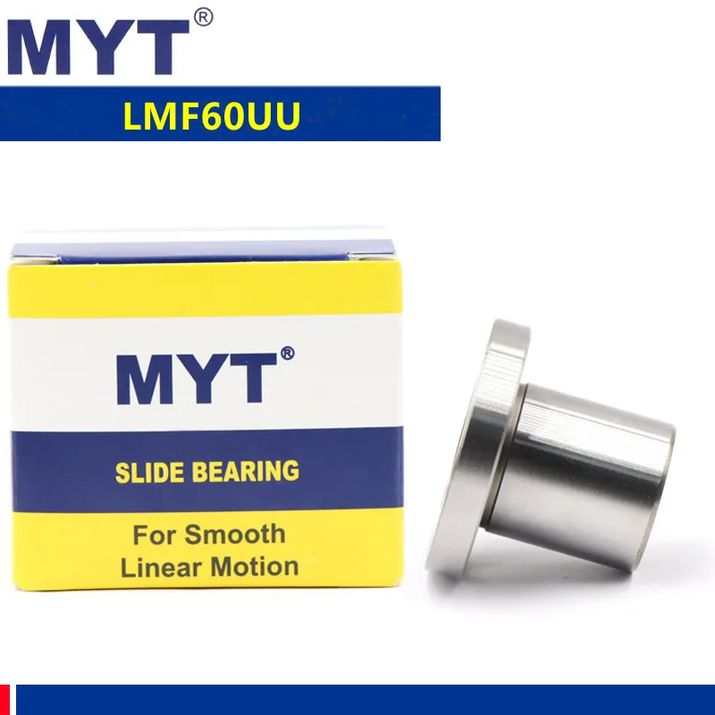 MYT high precision LMF60UU Flange type linear motion bearing LMF60 For 60mm CNC Router 3D printer linear Rod