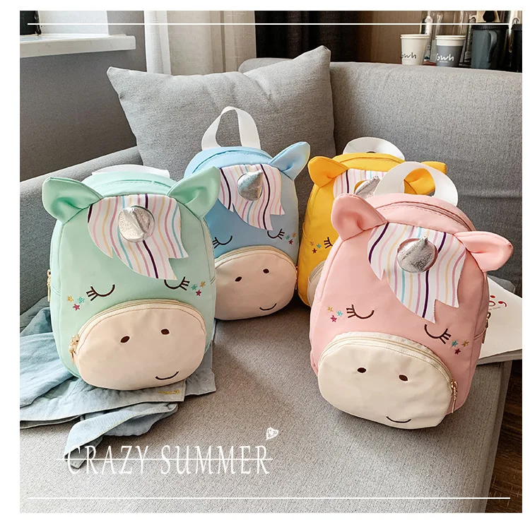 One-horned toddler backpack