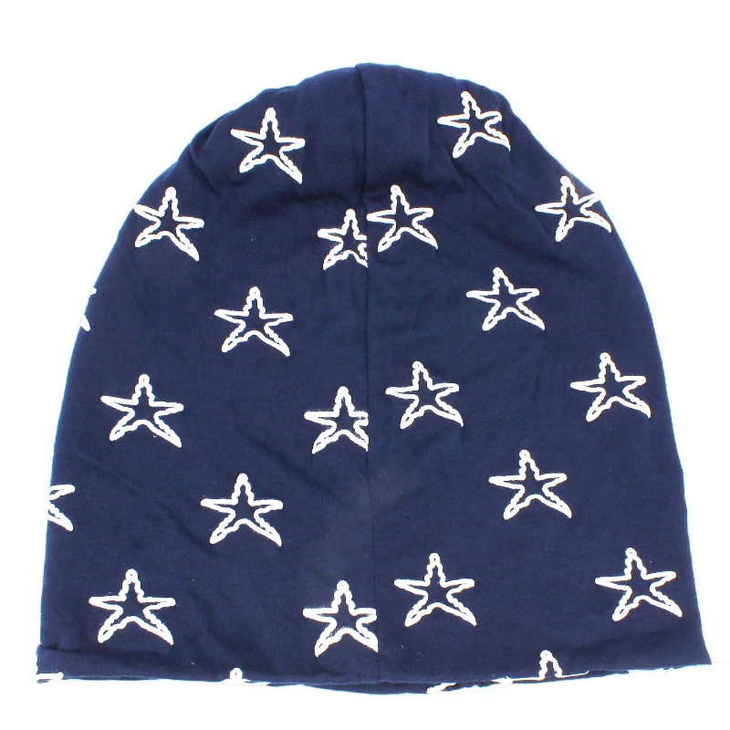 LOVINGSHA Stars Design Men Women Hat Fashion Adult Autumn Winter Hats For Girl Teenager Thin Boy Hat Ladies Cap HT152