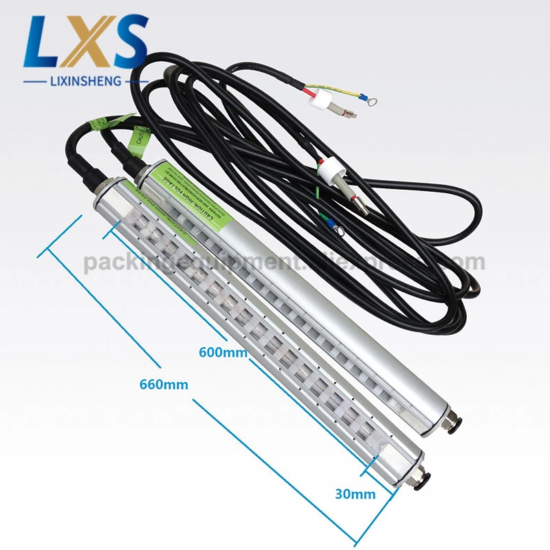 L600x660mm 2PCS Anti Static Ionizing Air Bar Use in Plastic Film