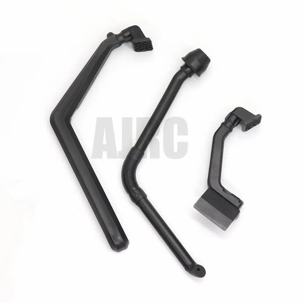 

Black ABS plastic exhaust pipe snorkeling wading pipe for 1/10 RC Crawler Car Trax TRX-4 Defender d90 scx10 90046 Accessories