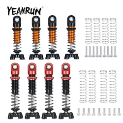 YEAHRUN 4Pcs 37/45mm Metal Adjustable Shock Absorber Damper for Kyosho Jimny MINI-Z 4×4 32521 1/18 1/24 RC Crawler Car Parts