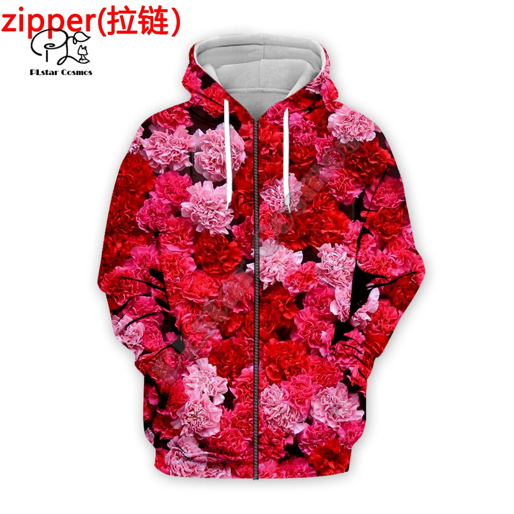 PLstar Cosmos Blossom Flowers Rose Plant Retro Funny Tracksuit Harajuku 3DPrint Men/Women Streetwear Pullover Casual Hoodies A1