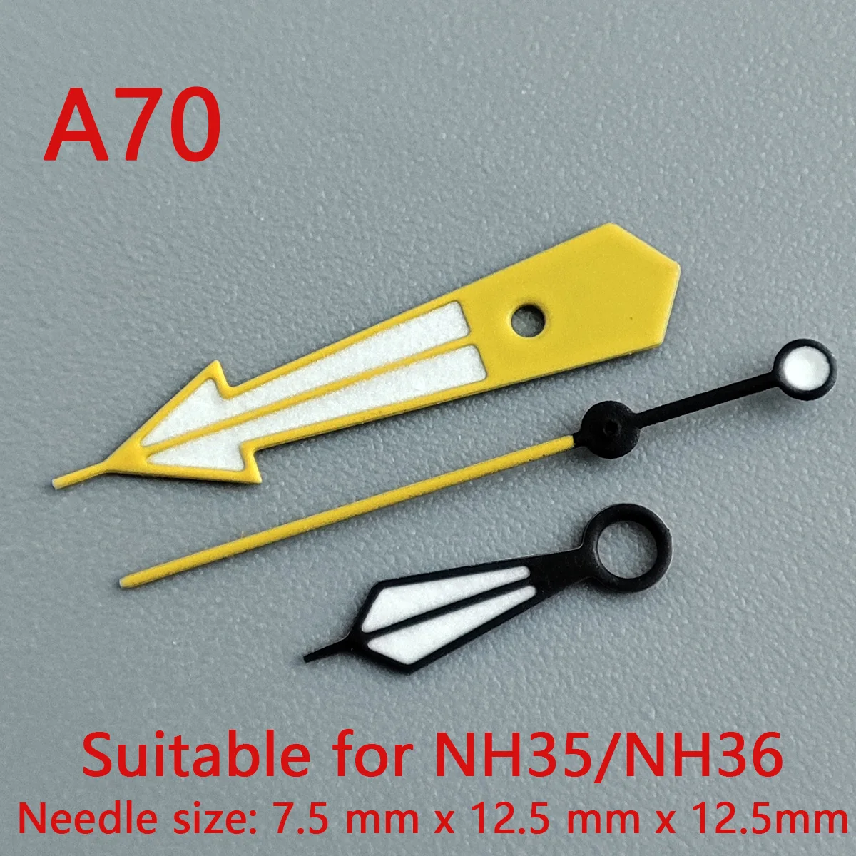 Watch accessories watch pointer NH35 hands pointer green super luminous, suitable for NH35, NH36 movement A70