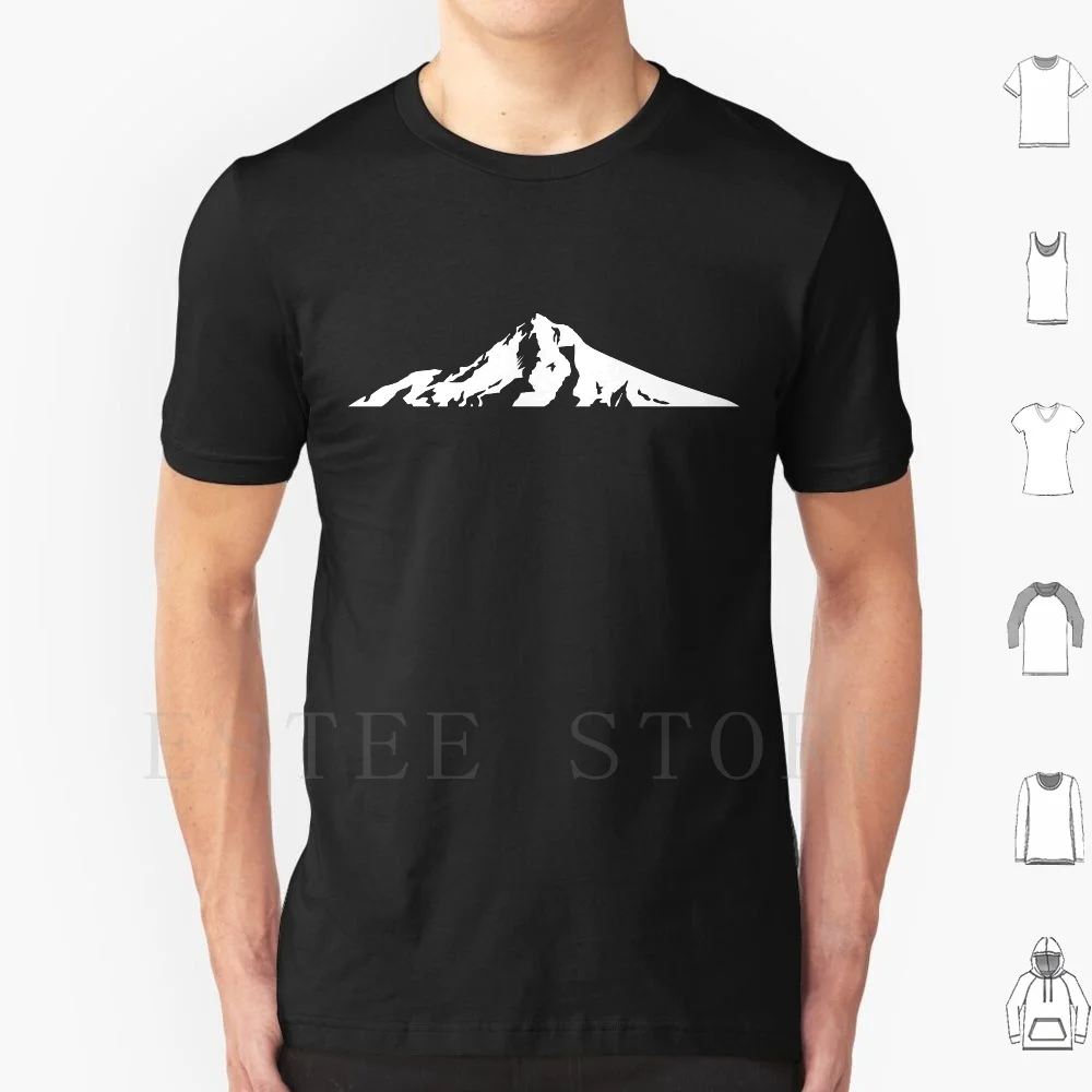 The Mt. Hood T Shirt Print Cotton Mt Hood Pnw Oregon Collin Creek Mountain Pdx Portland Northwest Wyeast