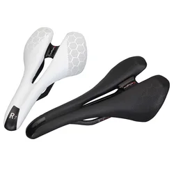 R7 Road Bicycle Saddle Carbon Fiber Bike Seat Hollow Breathable Cycling Cushion Ultralight MTB Bicycle Front Seat