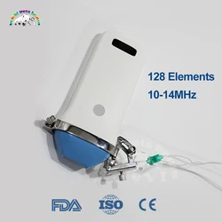 Digital Wireless Probe Scanner Liner Probe 128 Elements 10-14Mhz Ultrasound WIFI Connect with Android/IOS Windows Equipment