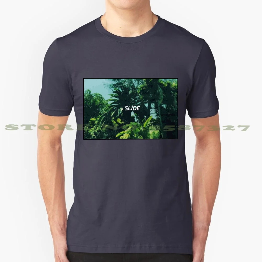 Slide 100% Cotton T-Shirt Slide Calvin Harris Migos Hip Hop Pop Music New Tropical