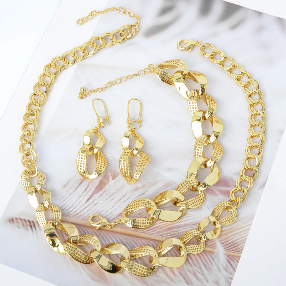 

ZEADear Jewelry Sets Bohemia Gold Plated Earrings Necklace Bracelet Lady Women High Quality Romantic Anniversary Gift Wedding