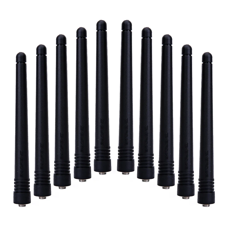 

10PCS Original Baofeng Antenna SMA-Female 12CM Dual Band 136-174Mhz&400-520Mhz For GT-3 UV-5R UV-82 Baofeng Radio Walkie Talkie