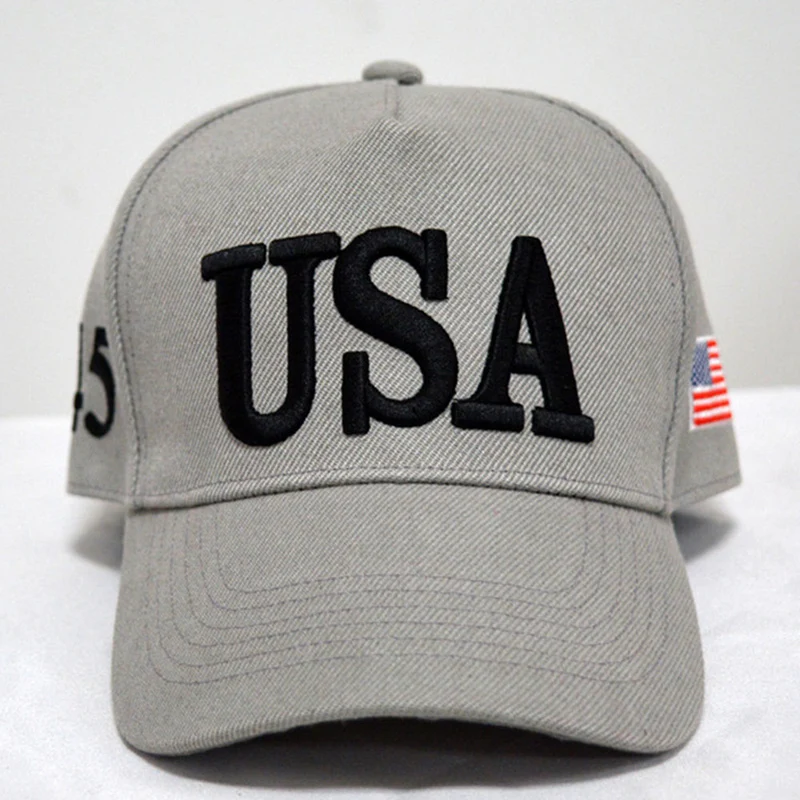 Gorra de béisbol de Donald Trump, bordado con letras de EE. UU., nueva moda, Partido Republicano, Patriots, Snapback, Casual, Trump, Presidente,