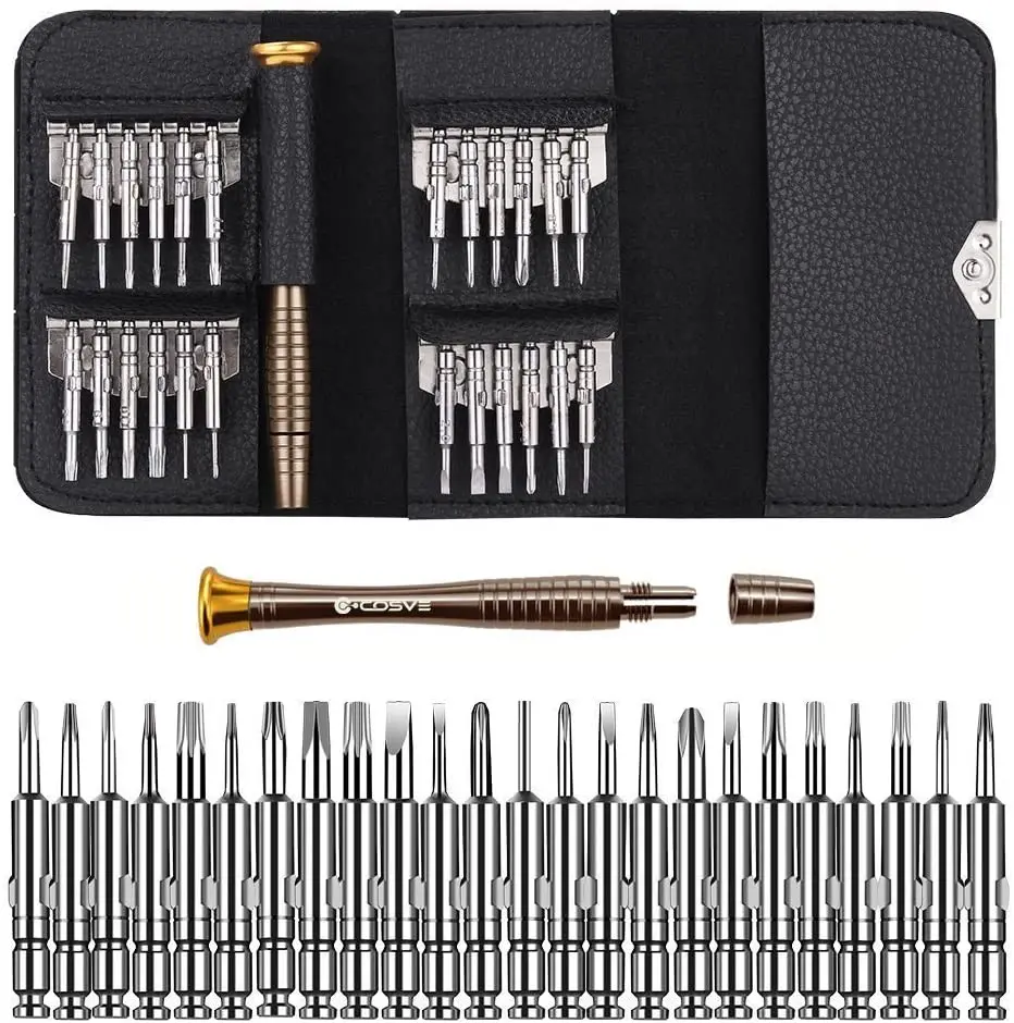 25 in 1  Portable Driver Bits Screwdriver Set Mini Precision Screwdriver Tool set bag PC, Glasses, Mobile Phone, Laptop, Watch