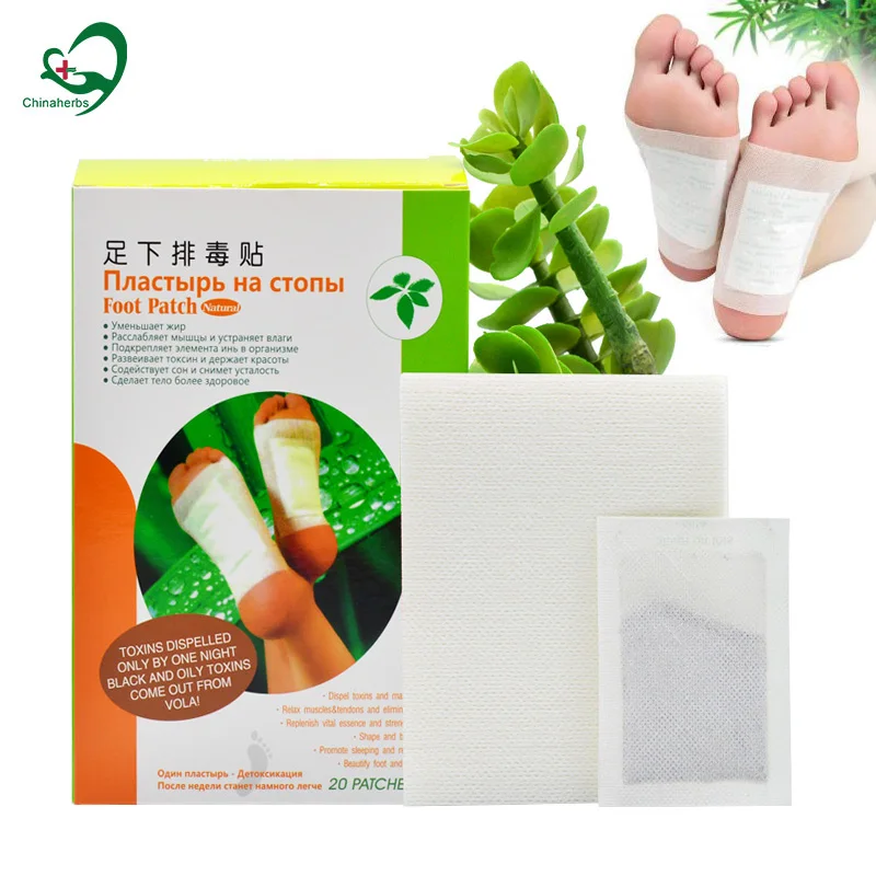 

40 Pcs/2 Packs Foot Detox Plaster Feet Relax Pads Improve Sleeping Slimming Body Dampness Removing Foot Patch For Weight Loss