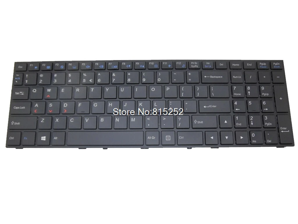 

Laptop Keyboard For MEDION ERAZER X7842 MD99690 United States US Black With Frame With Backlit