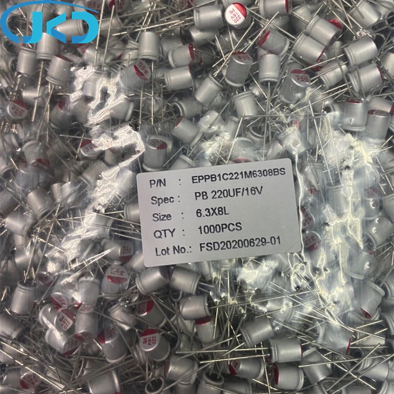 

200pcs 220uF 16V 6x8mm Super Low ESR 16V220uF For Motherboard VGA Solid Capacitor 16V 220UF