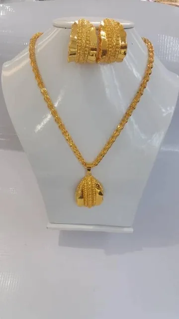 WANDO 24K Gold Color Dubai Nigeria France flower Earring/big Phoenix tail Necklacet Wedding Jewelry Set  Women Wedding Gift