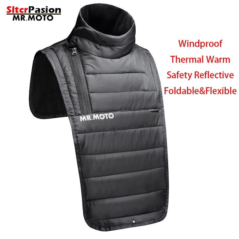 

Windproof Motorcycle Neck Warmer Waterproof Men's Neckwarmer Cache Cou Moto Reflective Foldable Motorcycle Neck Gaiter Mask