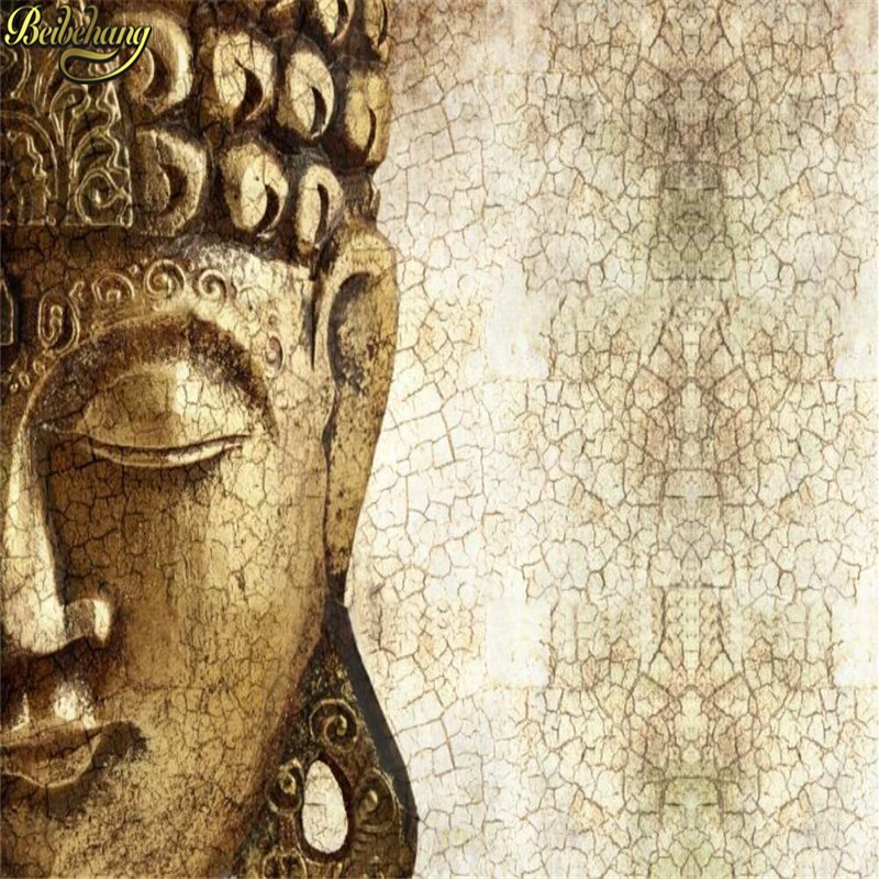 Custom 3D Buddhist Hindu Buddha Wallpaper Beibehang Bedroom Lounge Wall Paper Papel De Parede Home Decor