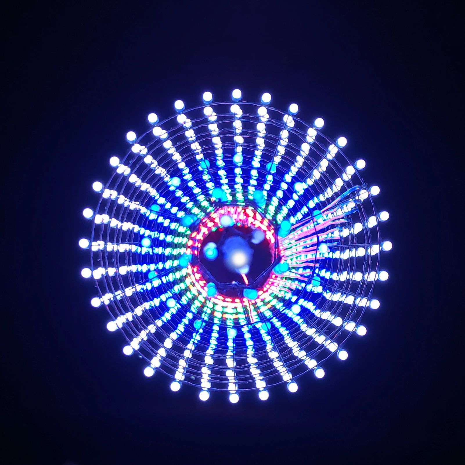 iCubeSmart Led Canton Tower Model DIY Electronic Kit, LED Model Handmade Soldering Project Kit, 64 LED Circles, Height 1 Meter.