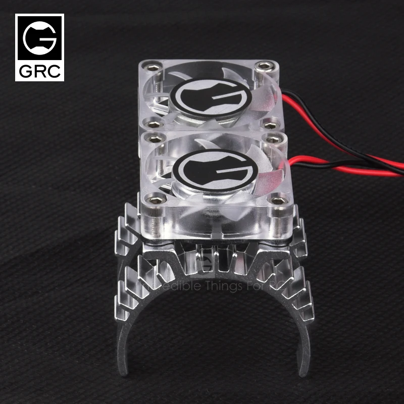 GRC motor thermal induction radiator cooling fan applied to 1/10 RC remote control car TRX-4