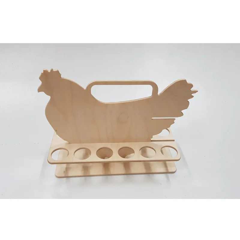 New egg storage rack can be portable countertop egg rack kitchen creative storage organizing rack wooden