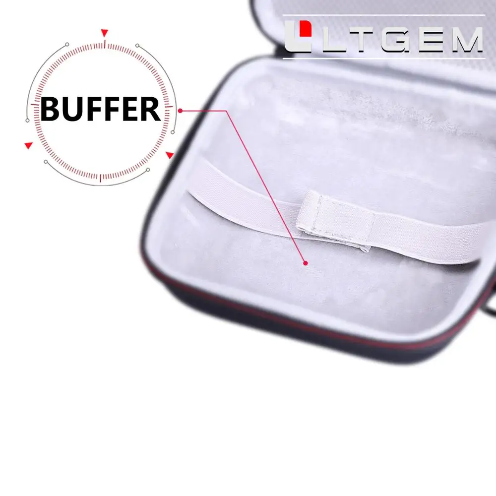 LTGEM EVA Hard Case for Bushnell H2O Waterproof/Fogproof Porro Prism Binocular (12*42mm)