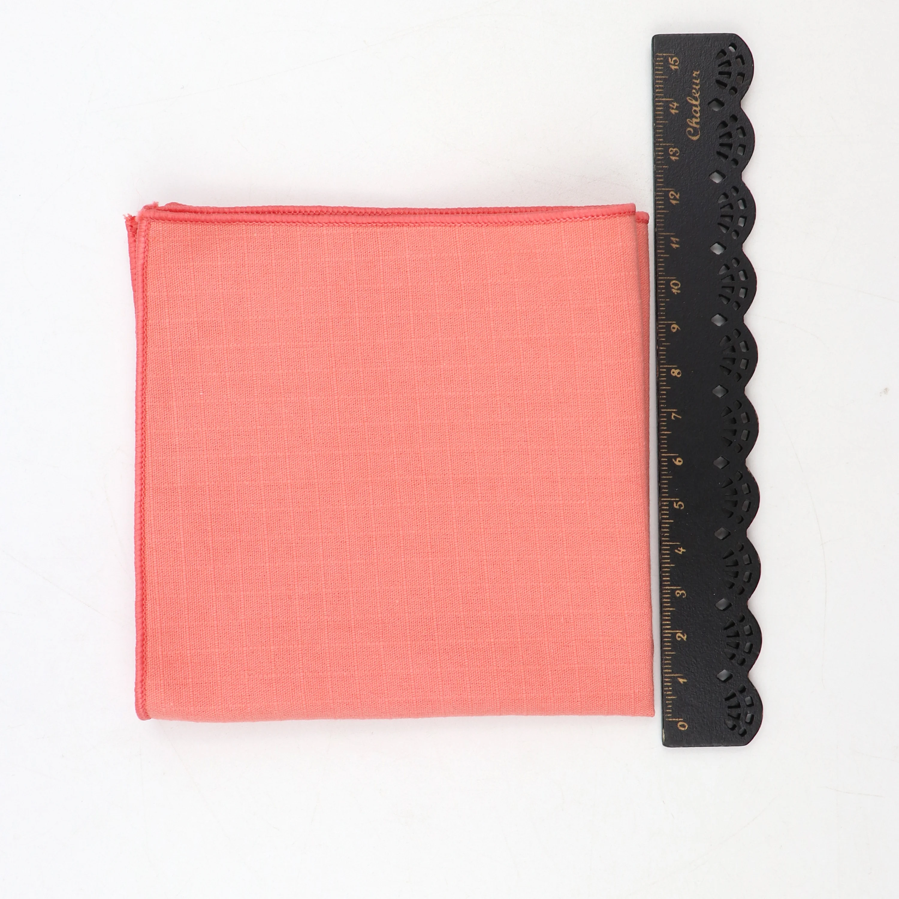 Solid Color Cotton Linen Handkerchiefs Woven Pocket Square Mens Peach Pink Green Casual Square Pockets Handkerchief Towels Gift