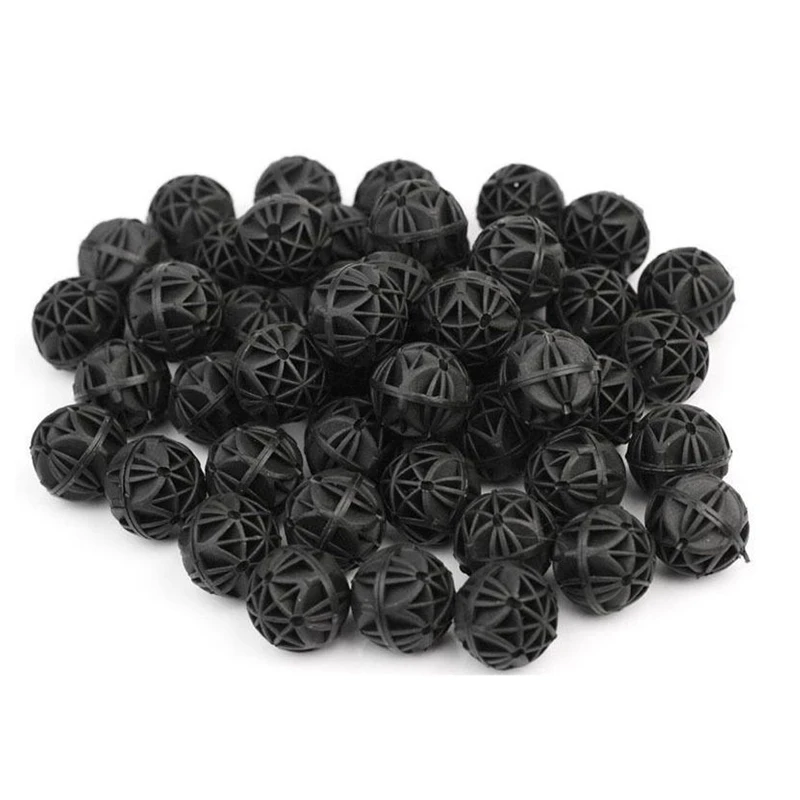 50/20/10 pcs Ceramic Aquarium Bio Filter Ball Media Fish Tank Nitrifying Bacteria Bio For Water Purifying Aquarium Accessories