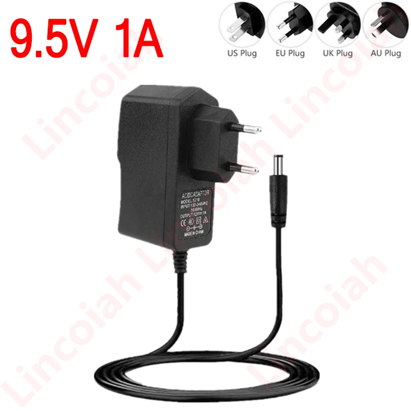 

9.5V 1A 1000MA AC/DC Adapter Power Adapter Charger 9.5 V Volt For Casio Keyboard Pianos CTK-245 AD-E95100L ADE95100L ADE95100LU