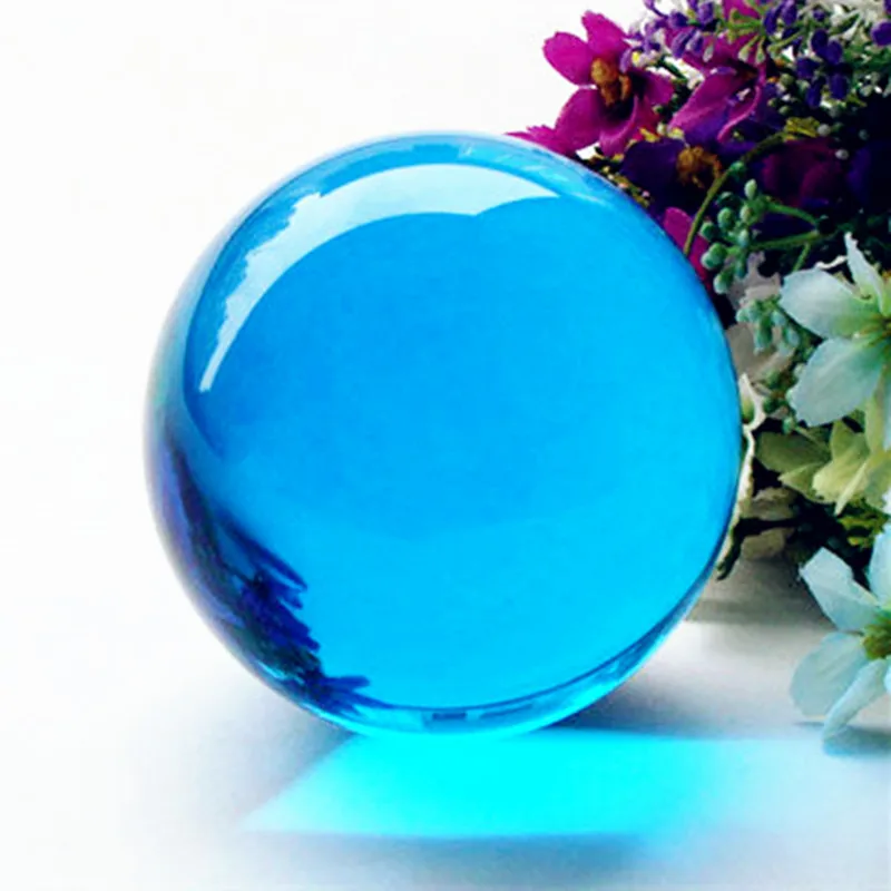 

Хит продаж, 60*60 мм круглый хрустальный мяч Aqua fengshui для украшения Рождественского стола K9 хрустальный пресс-папье, свадебное украшение