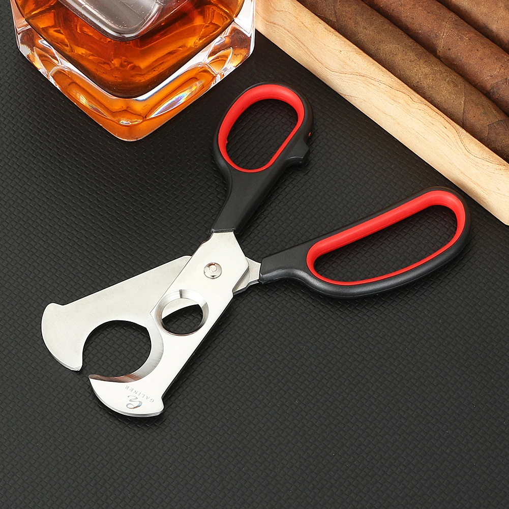 

Galiner Portable Cigar Cutter Knife Metal Cigar Guillotine Tobacco Cutting Tool Handle Cigar Scissors Smoking Accessories