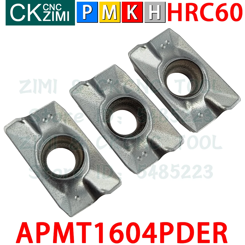 APMT1604PDER ZM2125 APMT 1604 PDER Carbide Inserts Shoulder milling Inserts Tools CNC Metal lathe Indexable Tools for Hard steel