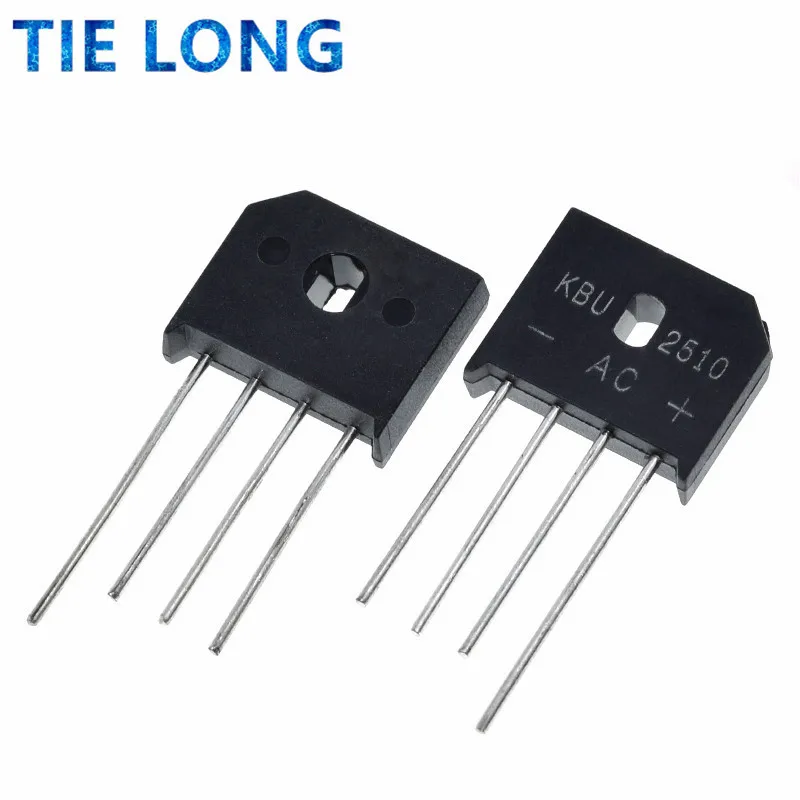 5PCS 25A 1000V Diode Bridge Rectifier KBU2510