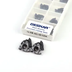 DESKAR 16ER 16IR A55 A60 G55 G60 AG55 AG60 LDA inserto filettato inserto in metallo duro tornio CNC utensile da tornio prodotti di alta qualità