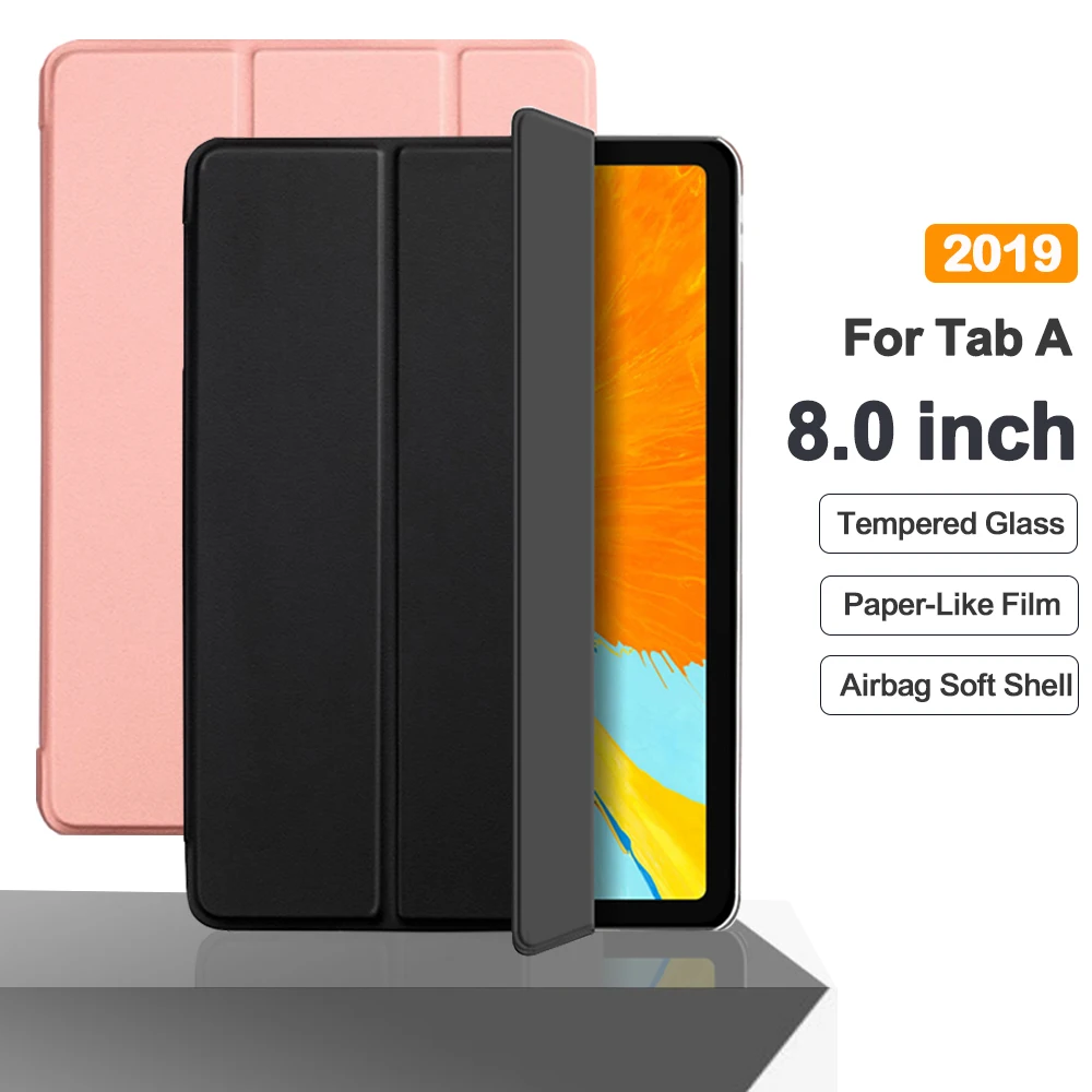 

Flip Tablet Case For Samsung Galaxy Tab A 8.0 2019 T290 Funda PU Leather Smart Cover For Tab A8 SM-T290 SM-T295 T297 Folio Capa