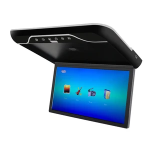 19 inch car audio 1920*1080p IPS Screen Flip Down Roof Assembly 1080p MP5 Player with HDMI FM USB Car ceiling monitor of the car Main Main Sales Monitor 19 inch - №3