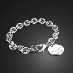 Hot Sales Charm Bracelets for Women Fashion 100% 925 Sterling Silver Love Heart Knot Cuff Bangle Bracelet Jewelry Gift Pulseira