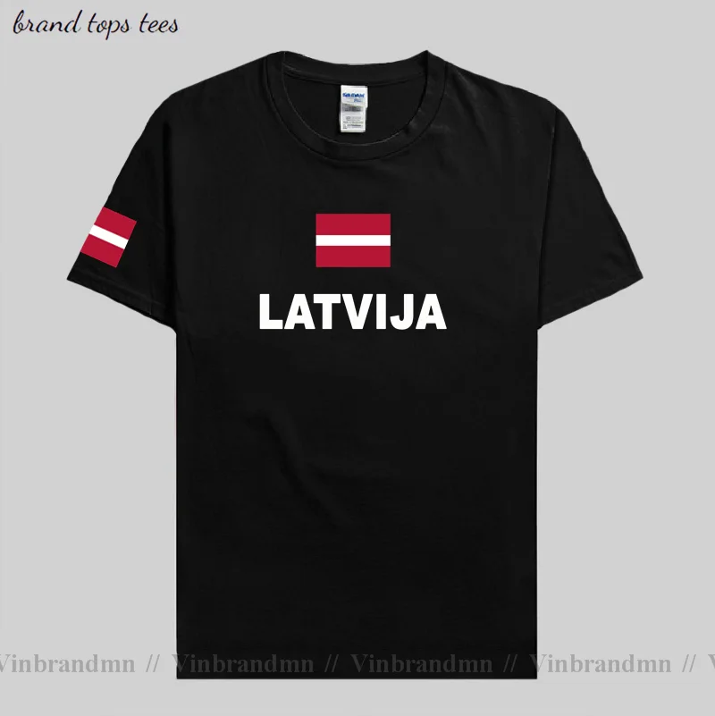 Latvia Latvija men t shirts fashion  jerseys nation team 100% cotton t-shirt clothing tees country sporting flag Latvian LVA