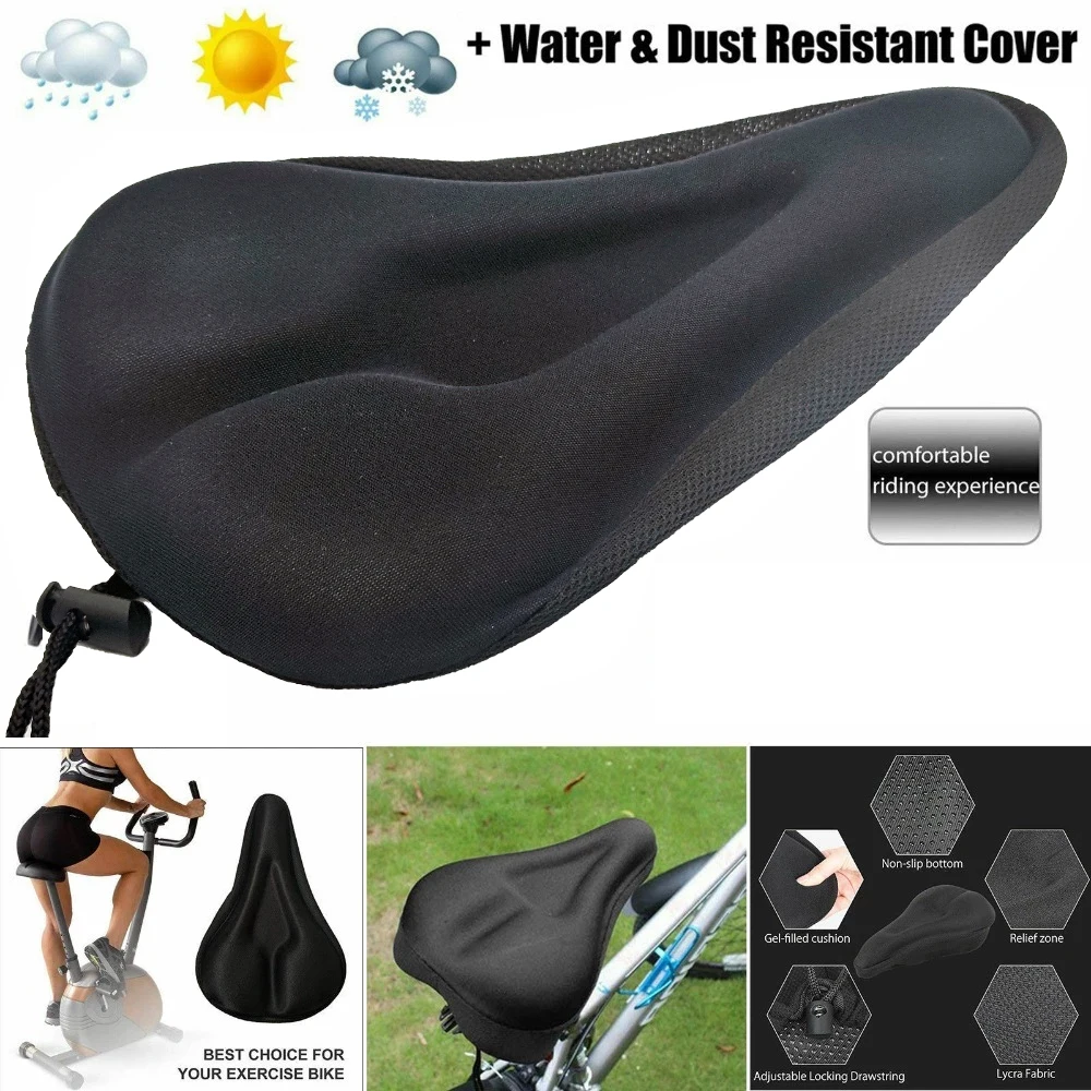 Bicycle Seat Breathable Bicycle Saddle Seat Soft Mountain Bike Bicycle Seat Cushion Cycling Pad Cushion Cover