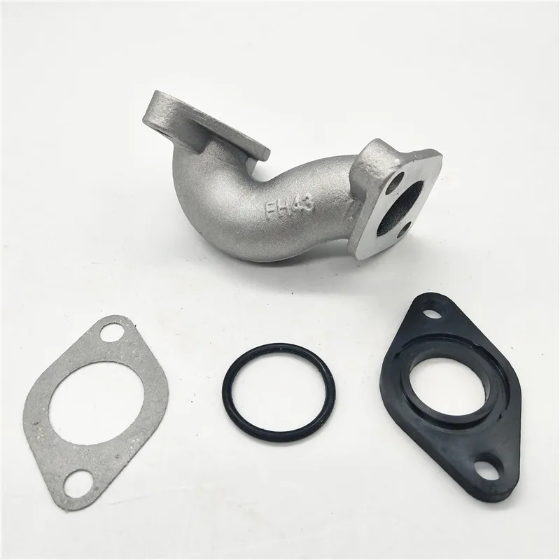 43# Intake Manifold  Dirt Pit Bike Carb Carburetor Rubber Mainfold Adapter Inlet Intake Pipe Kits For PZ19 50CC 110CC 125CC