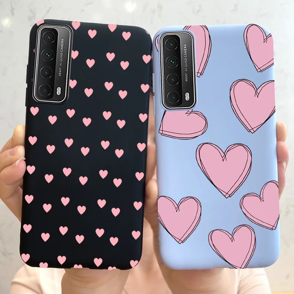 For Case Huawei P Smart 2021 Cover PPA-LX2 6.67 inch Candy Painted Fundas Slim Matte Soft TPU Phone Shell For P Smart 2021 Coque