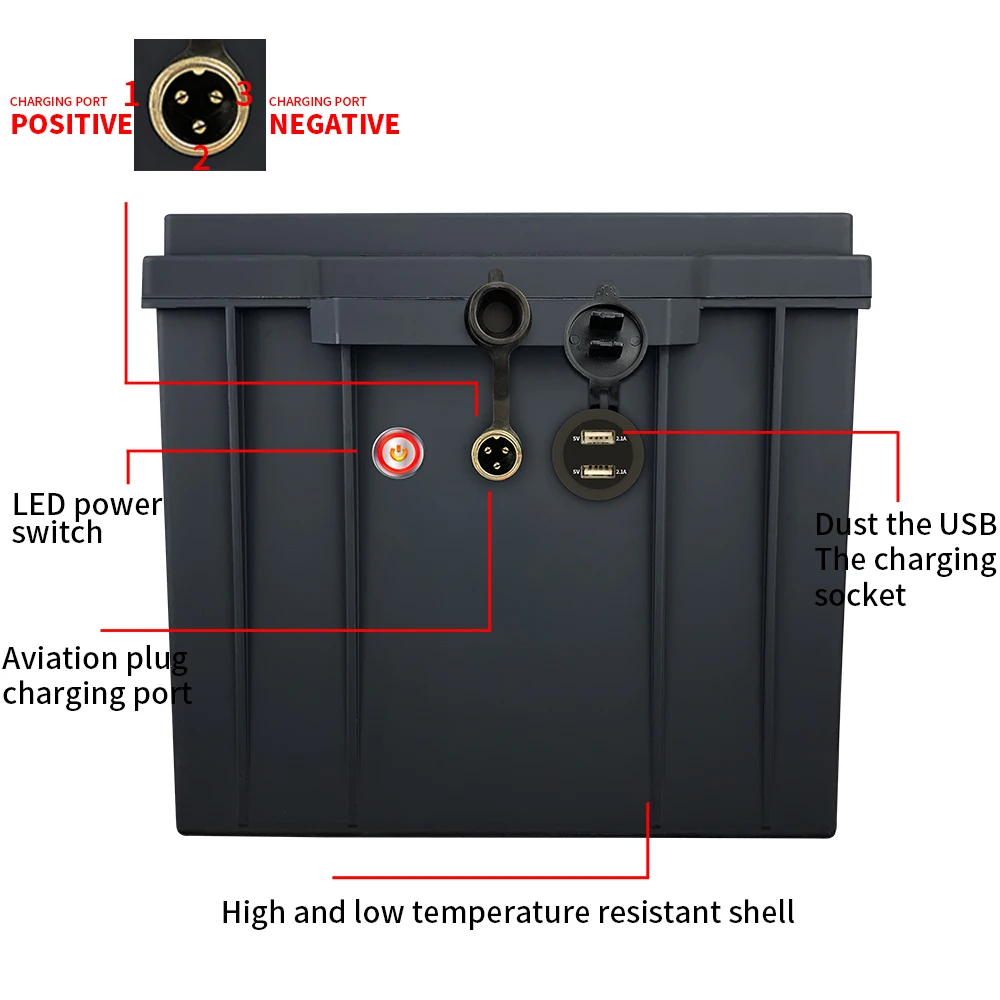 12V 400Ah Lithium Iron Phosphate LiFePO4 Deep Cycle Battery Built-in BMS 6000+ Cycles for Golf Cart Batteries RV Campers Solar