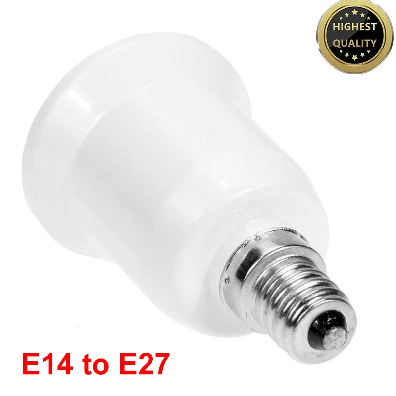 Converter E14 TO E27 Adapter Conversion Socket Fireproof Socket Lamp Holder Stable Performance Fireproof Socket Adapter