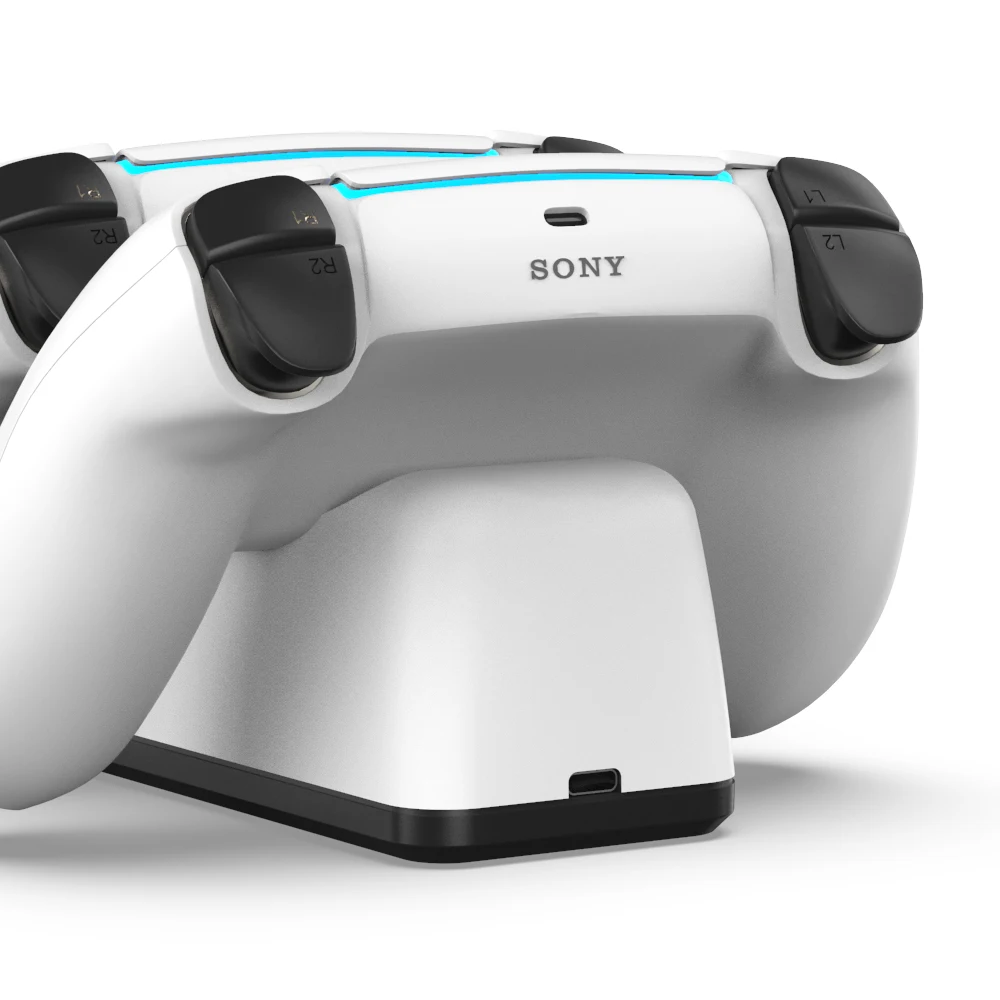 المزدوج تحكم شاحن ل PS5 USB جهاز شحن سريع محطة ث/LED مؤشر ل بلاي ستيشن 5 Dualsense غمبد اكسسوارات